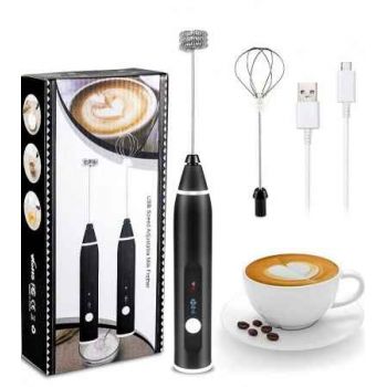 Rechargeable Coffee Beater 2 Function - Electric Coffee Mixer 